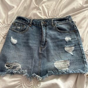 Denim skirt